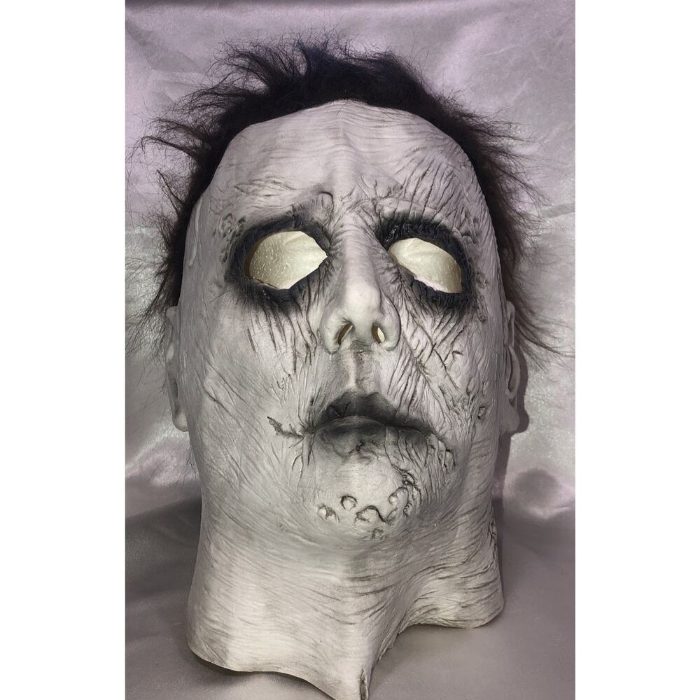 Halloween Michael Myers Mask Adult Latex Scary Cosplay Horror Costume